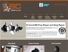Tablet Screenshot of bcpropeller.com